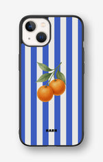 iPhone 13 Hard Case – Orange Stripes - View 1