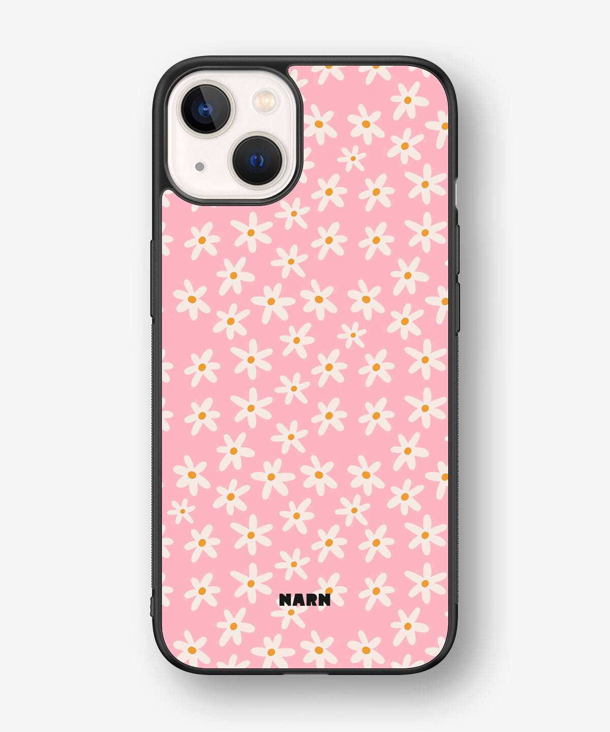 iPhone 13 Hard Case – Pink Daisy - View 1