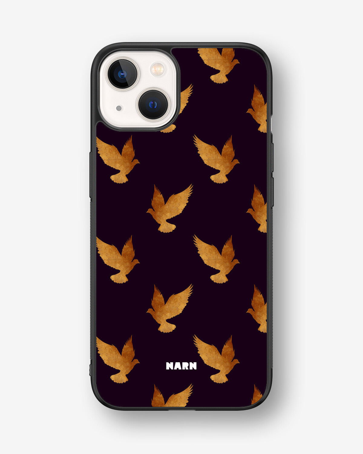 iPhone 13 Hard Case – Royal Doves - View 1