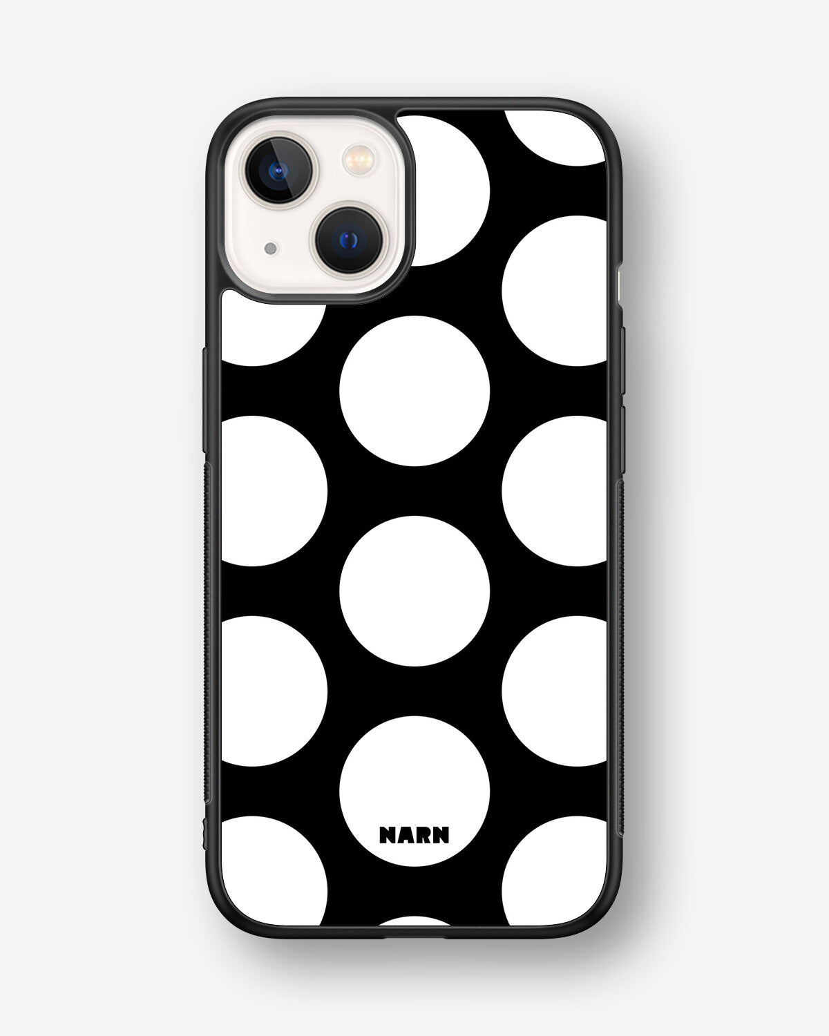 iPhone 13 Mini Hard Case – Bold Dots - View 1