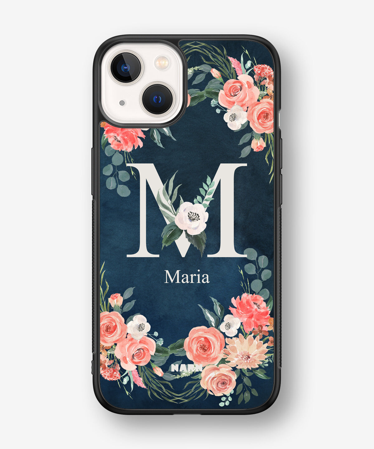 iPhone 13 Mini Hard Case – Custom - Floral - View 1