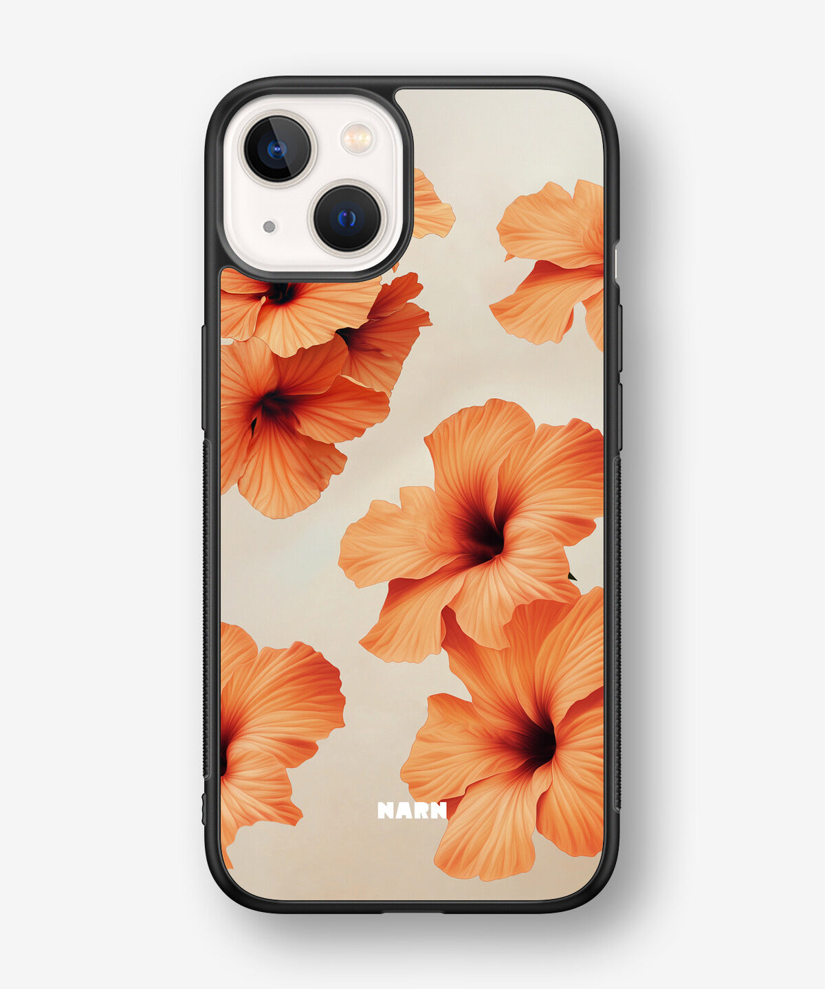 iPhone 13 Mini Hard Case – Hibiscus Dreams - View 1