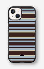 iPhone 13 Mini Hard Case – Latte Lines - View 1