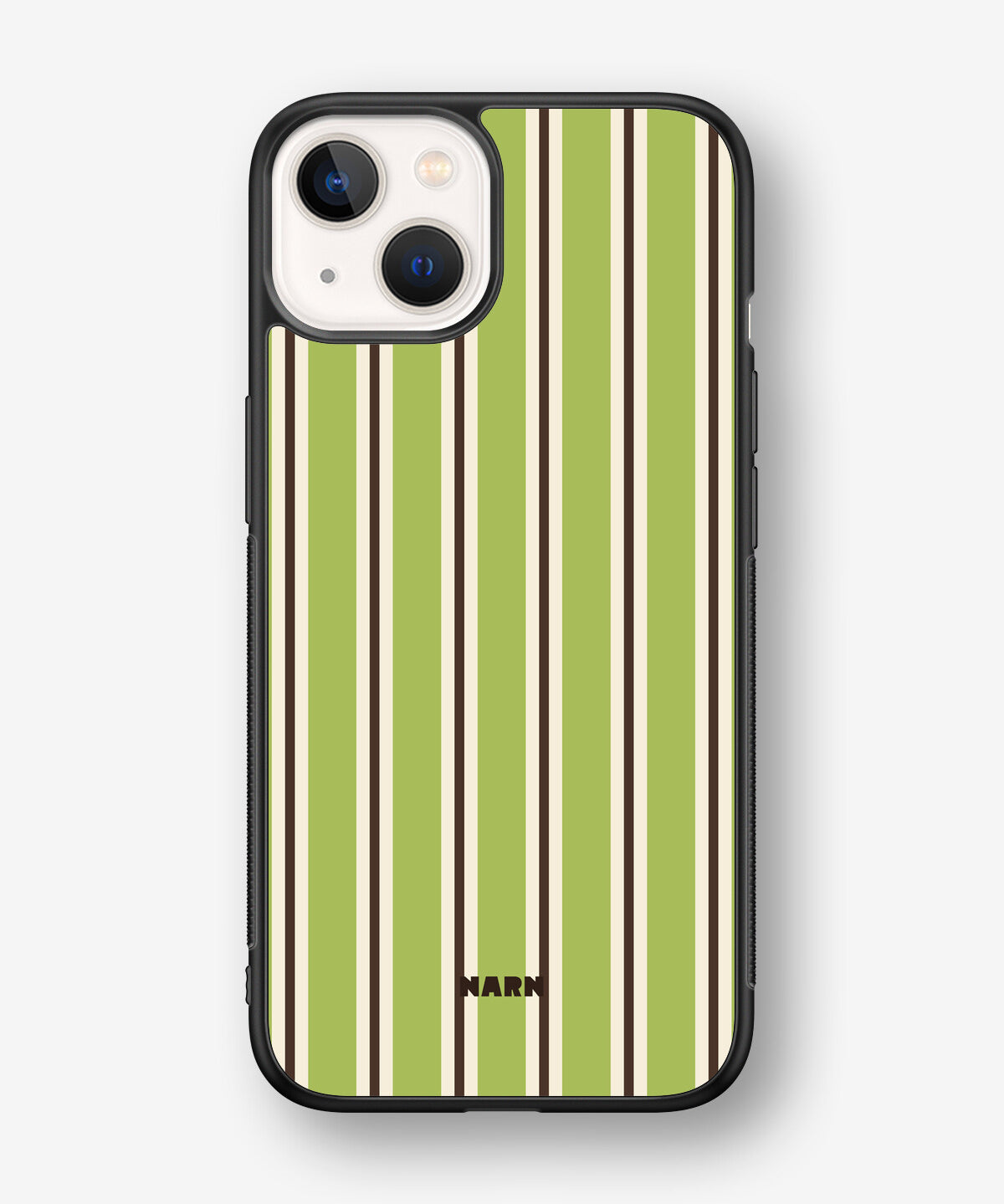 iPhone 13 Mini Hard Case – Matcha Lines - View 1