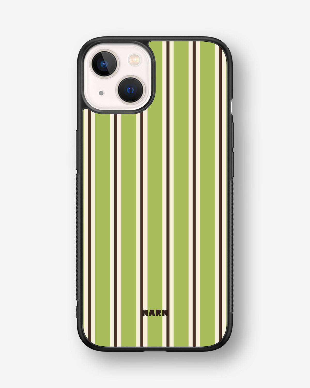 iPhone 13 Mini Hard Case – Matcha Lines - View 1