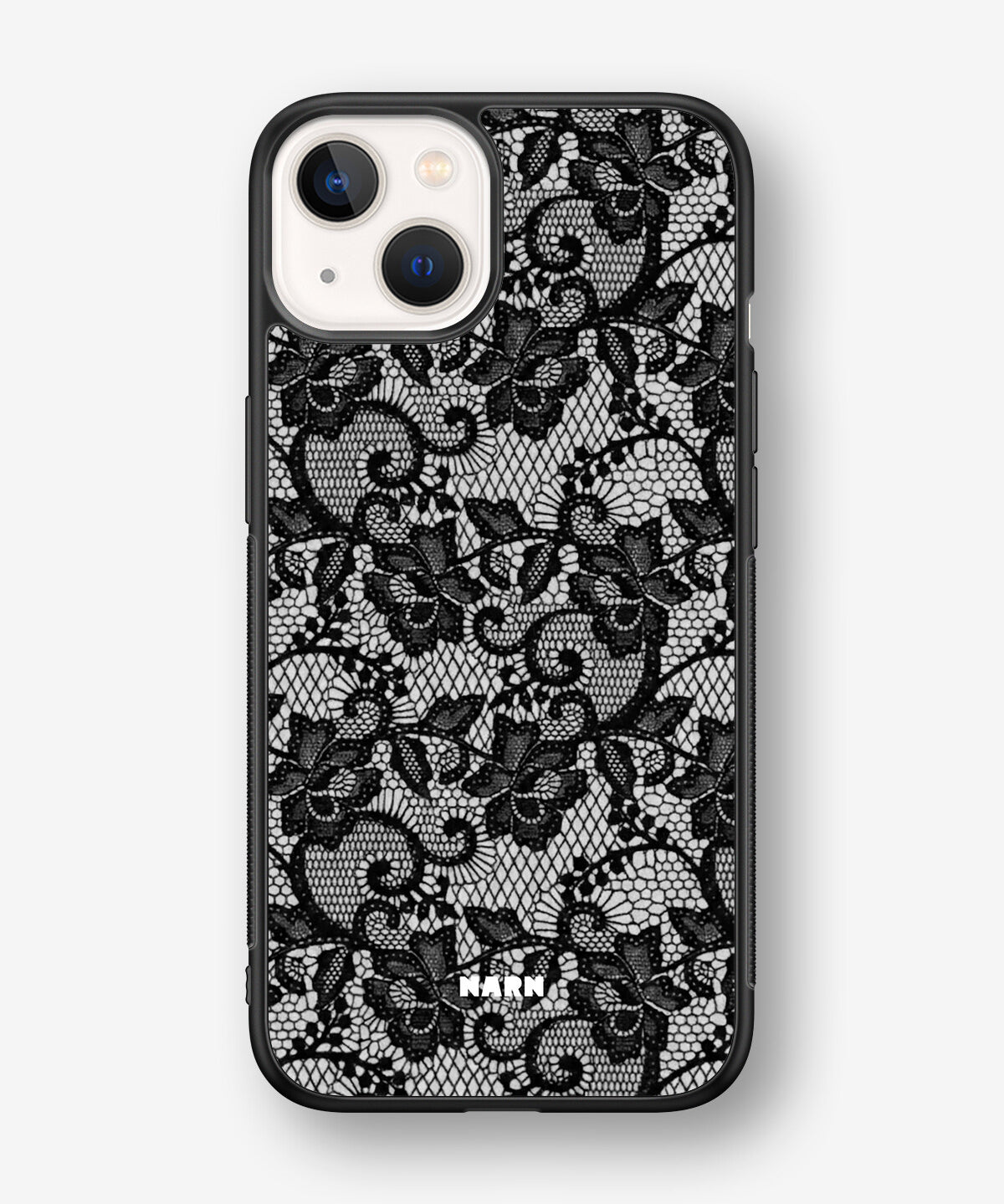 iPhone 13 Mini Hard Case – Midnight Lace - View 1