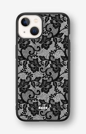 iPhone 13 Mini Hard Case – Midnight Lace - View 1