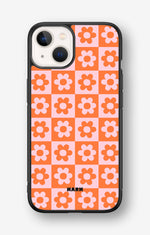 iPhone 13 Mini Hard Case – Peach Petals - View 1