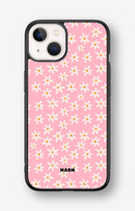 iPhone 13 Mini Hard Case – Pink Daisy - View 1