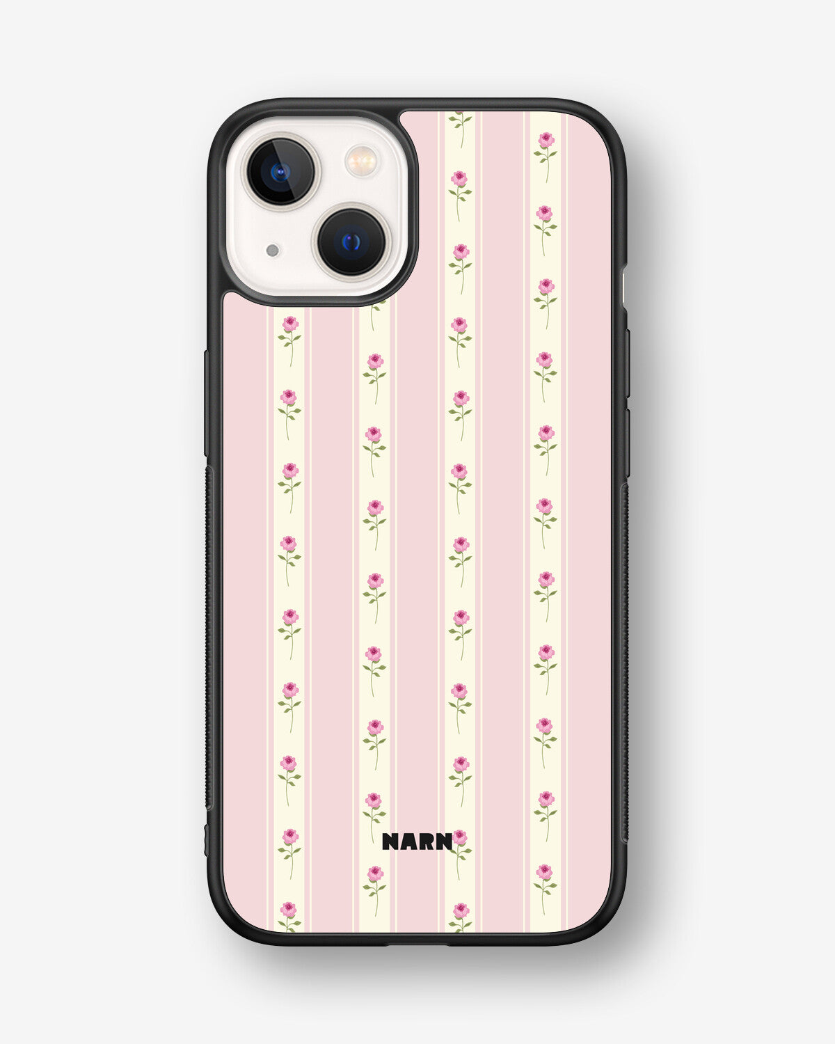 iPhone 13 Mini Hard Case – Rose Lines - View 1