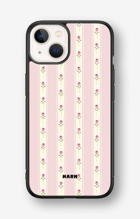 iPhone 13 Mini Hard Case – Rose Lines - View 1