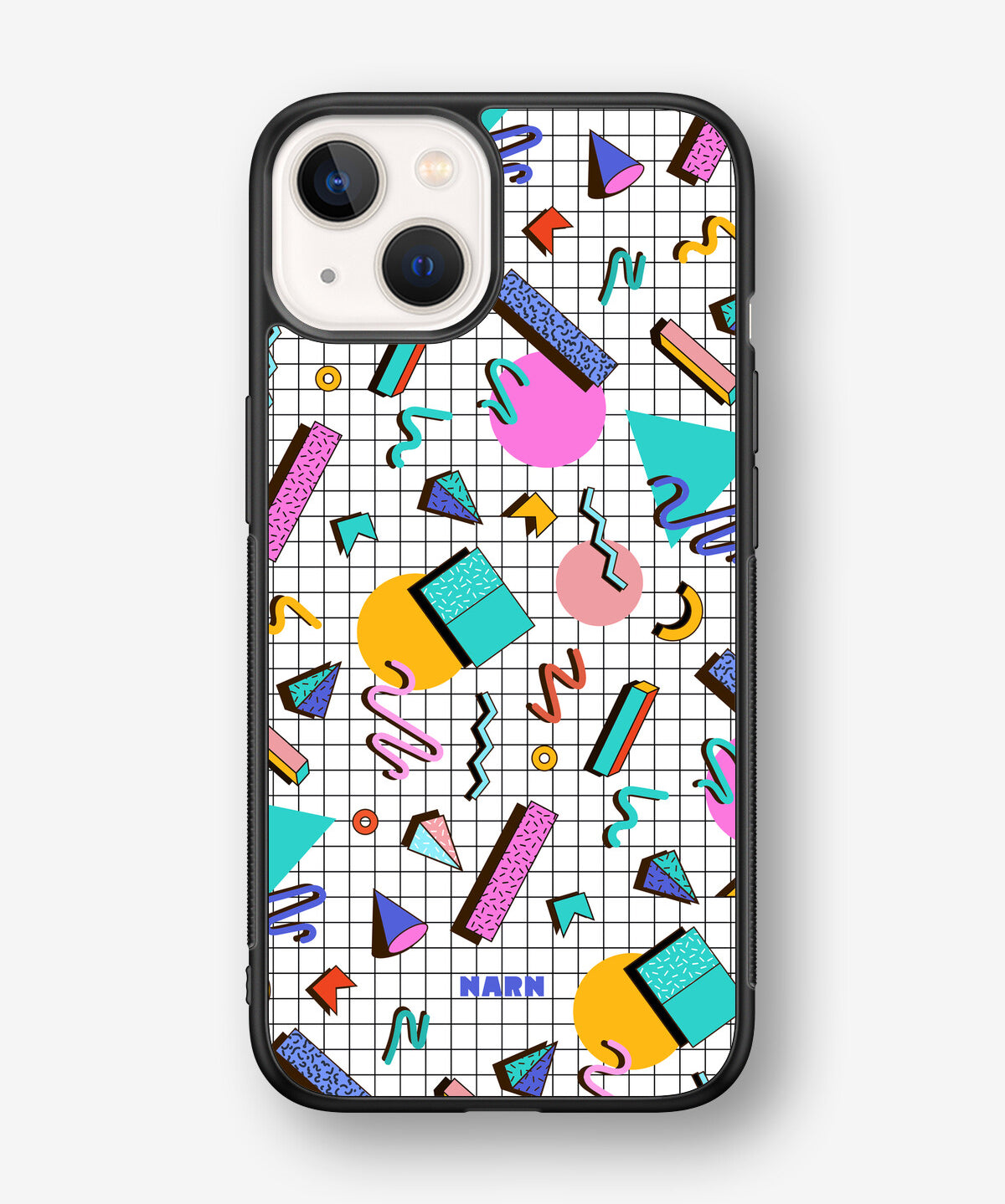 iPhone 13 Mini Hard Case – 80s Memphis - View 1