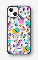 iPhone 13 Mini Hard Case – 80s Memphis - View 1