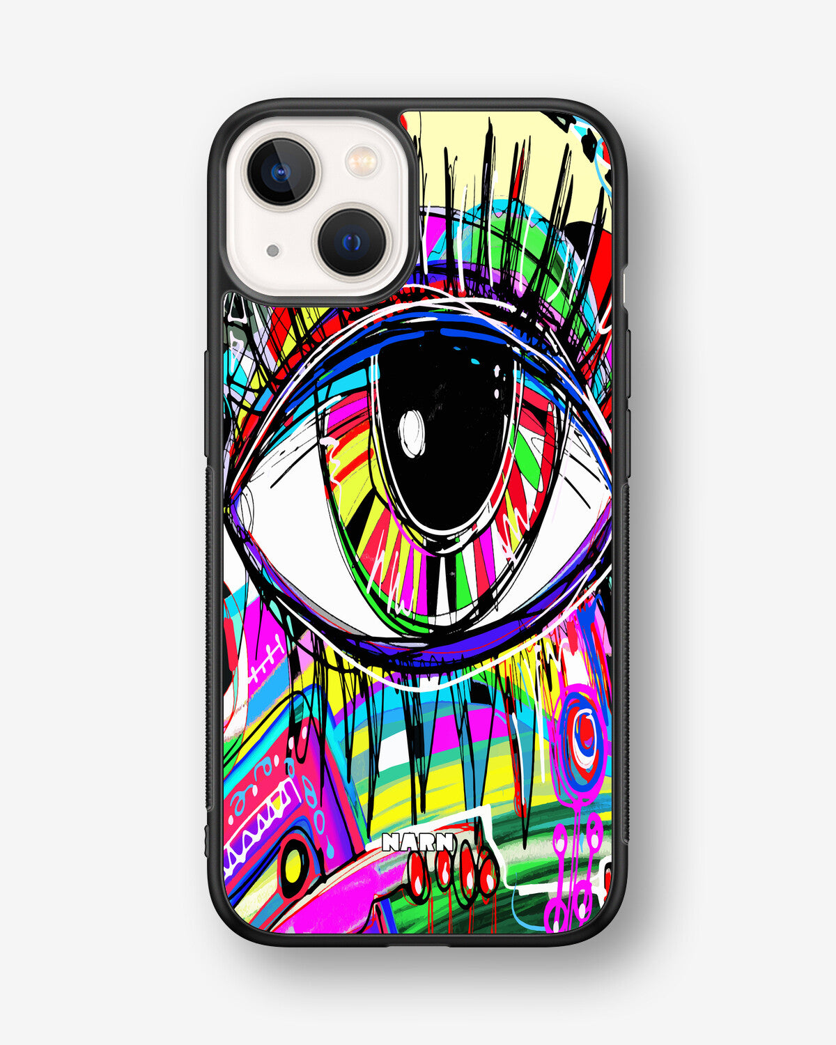 iPhone 13 Mini Hard Case – Abstract Eye - View 1