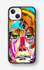 iPhone 13 Mini Hard Case – Abstract Portrait - View 1