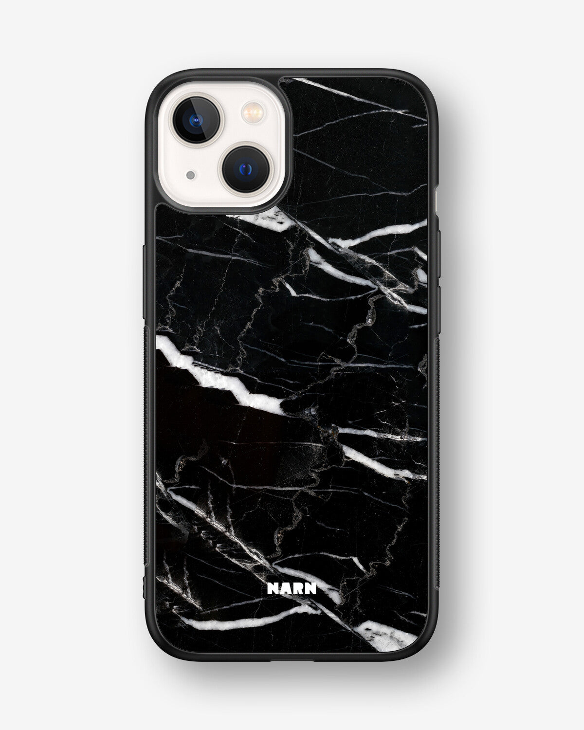 iPhone 13 Mini Hard Case – Black Marble - View 1