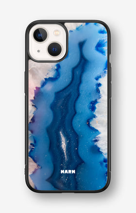 iPhone 13 Mini Hard Case – Blue Agate - View 1
