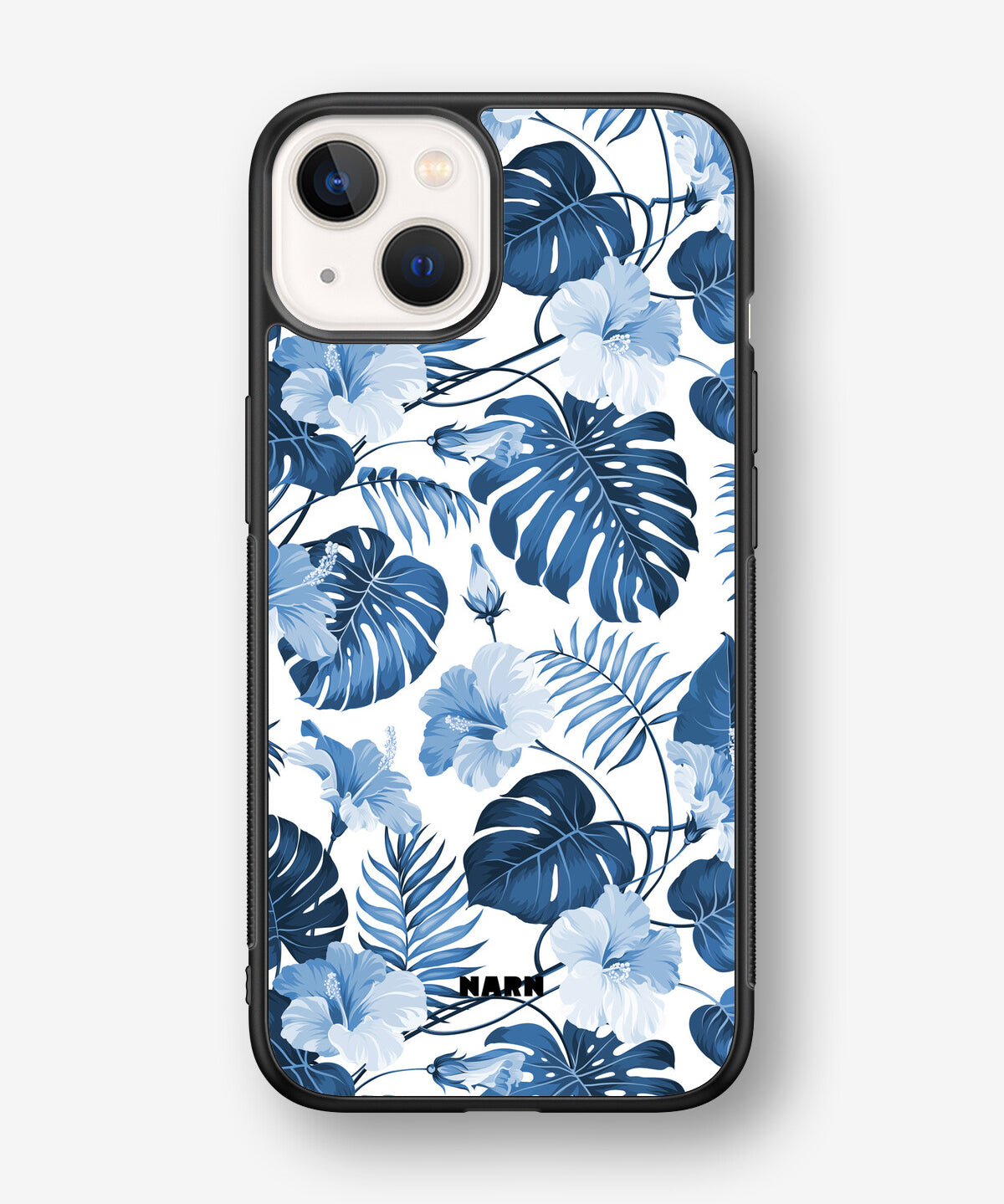 iPhone 13 Mini Hard Case – Blue Tropics - View 1