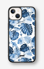 iPhone 13 Mini Hard Case – Blue Tropics - View 1