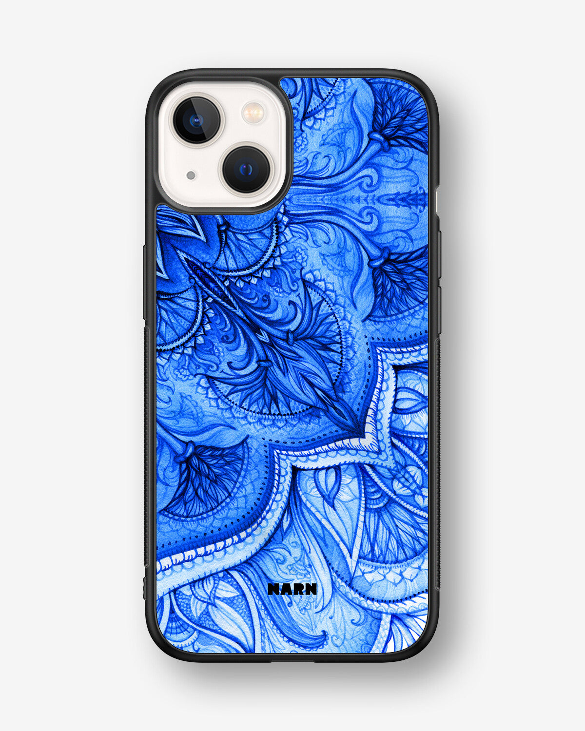 iPhone 13 Mini Hard Case – Blue Vintage - View 1