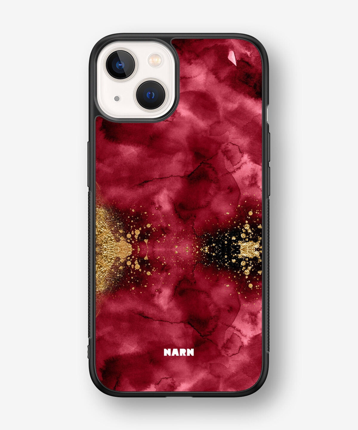 iPhone 13 Mini Hard Case – Burgendy Shimmer - View 1