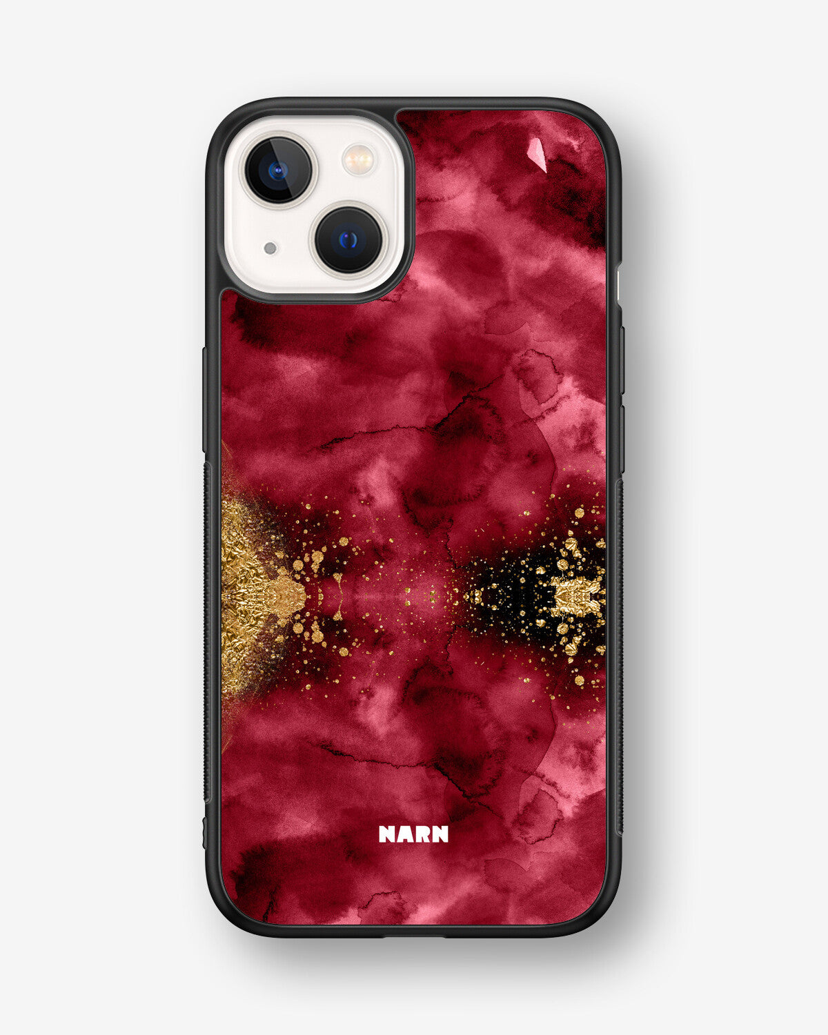 iPhone 13 Mini Hard Case – Burgendy Shimmer - View 1