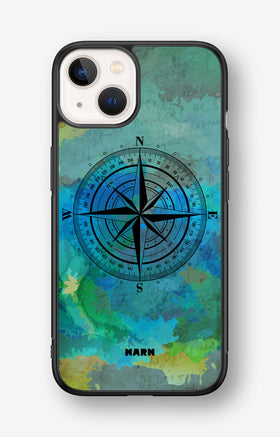 iPhone 13 Mini Hard Case – Compass - View 1
