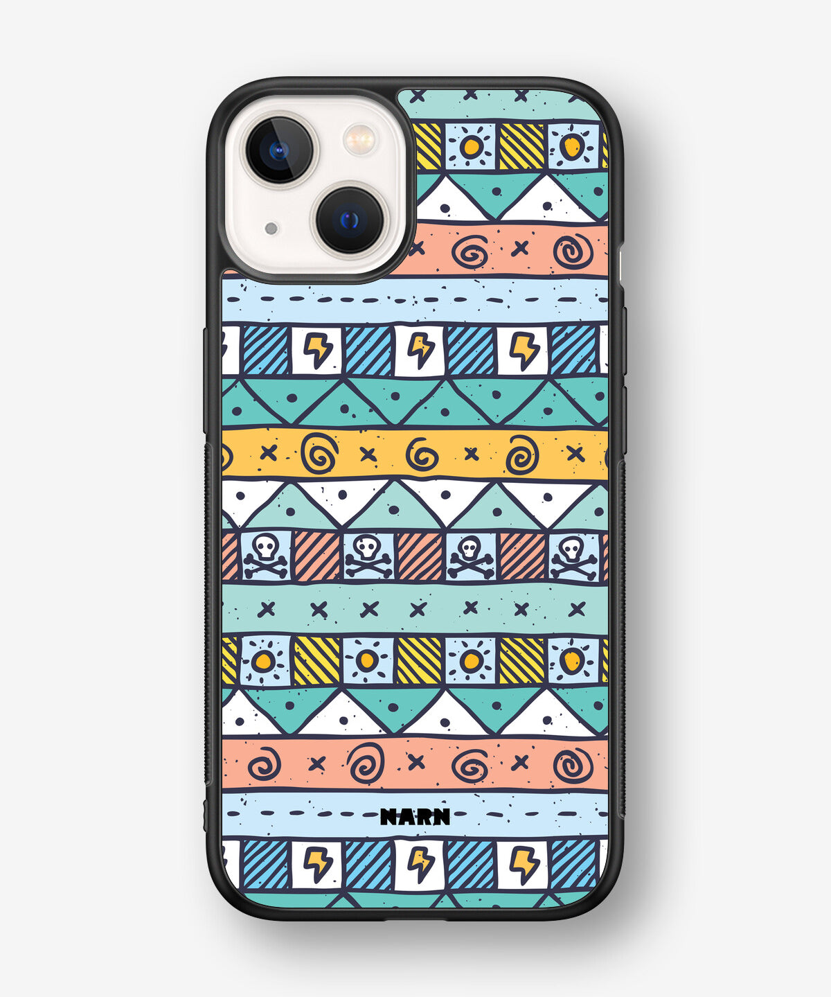 iPhone 13 Mini Hard Case – Cute Pattern - View 1