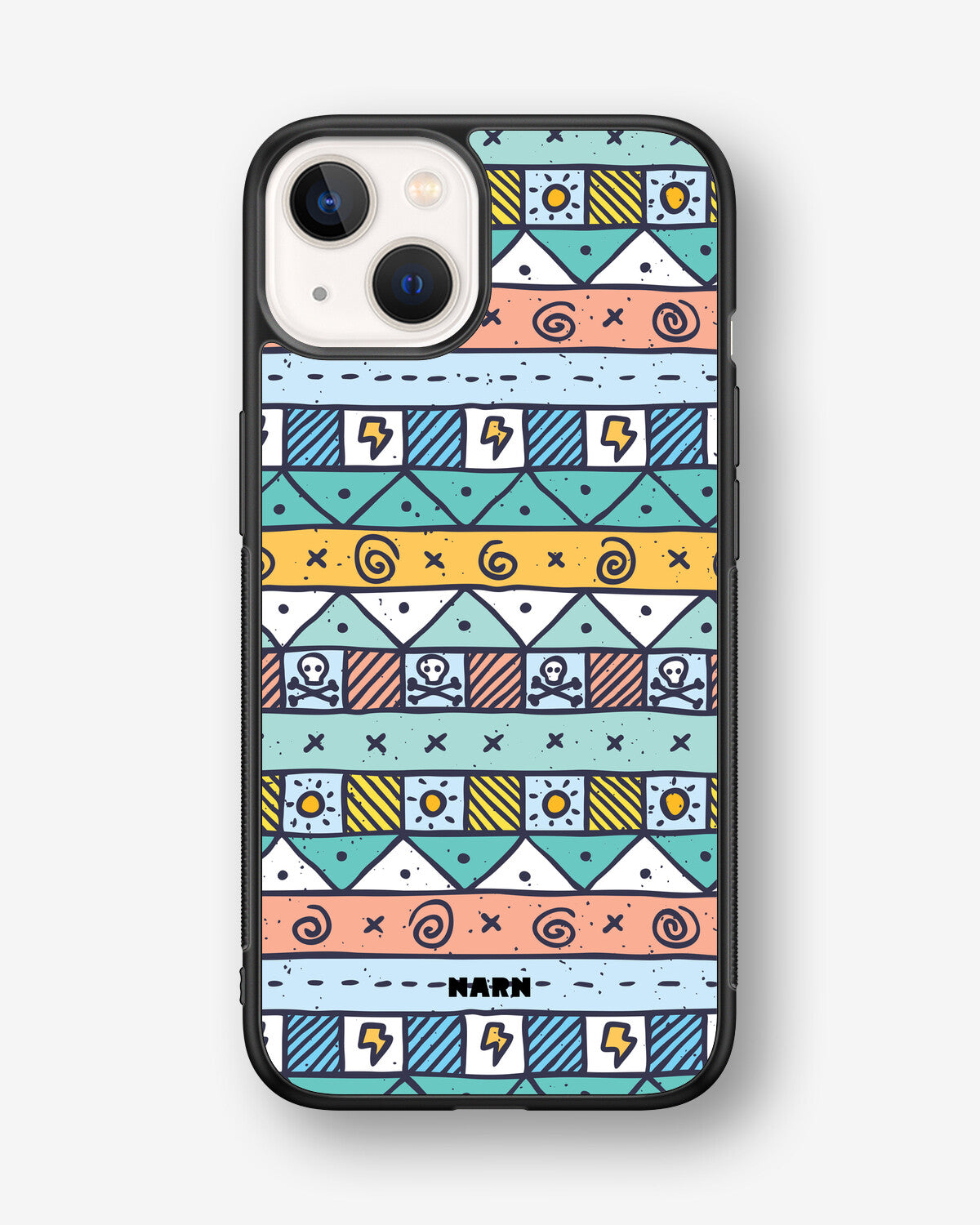 iPhone 13 Mini Hard Case – Cute Pattern - View 1