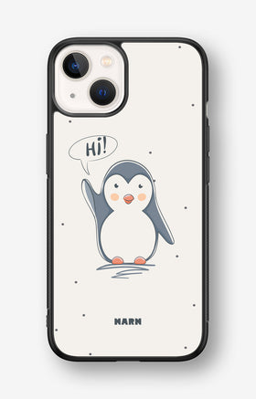 iPhone 13 Mini Hard Case – Cute Penguin - View 1