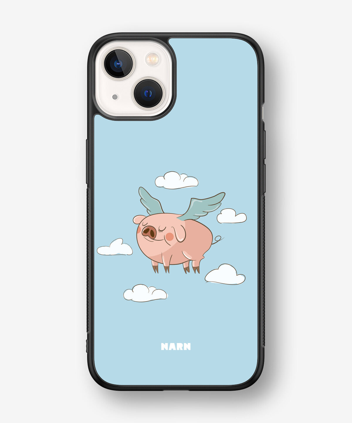 iPhone 13 Mini Hard Case – Dreamy Pig - View 1