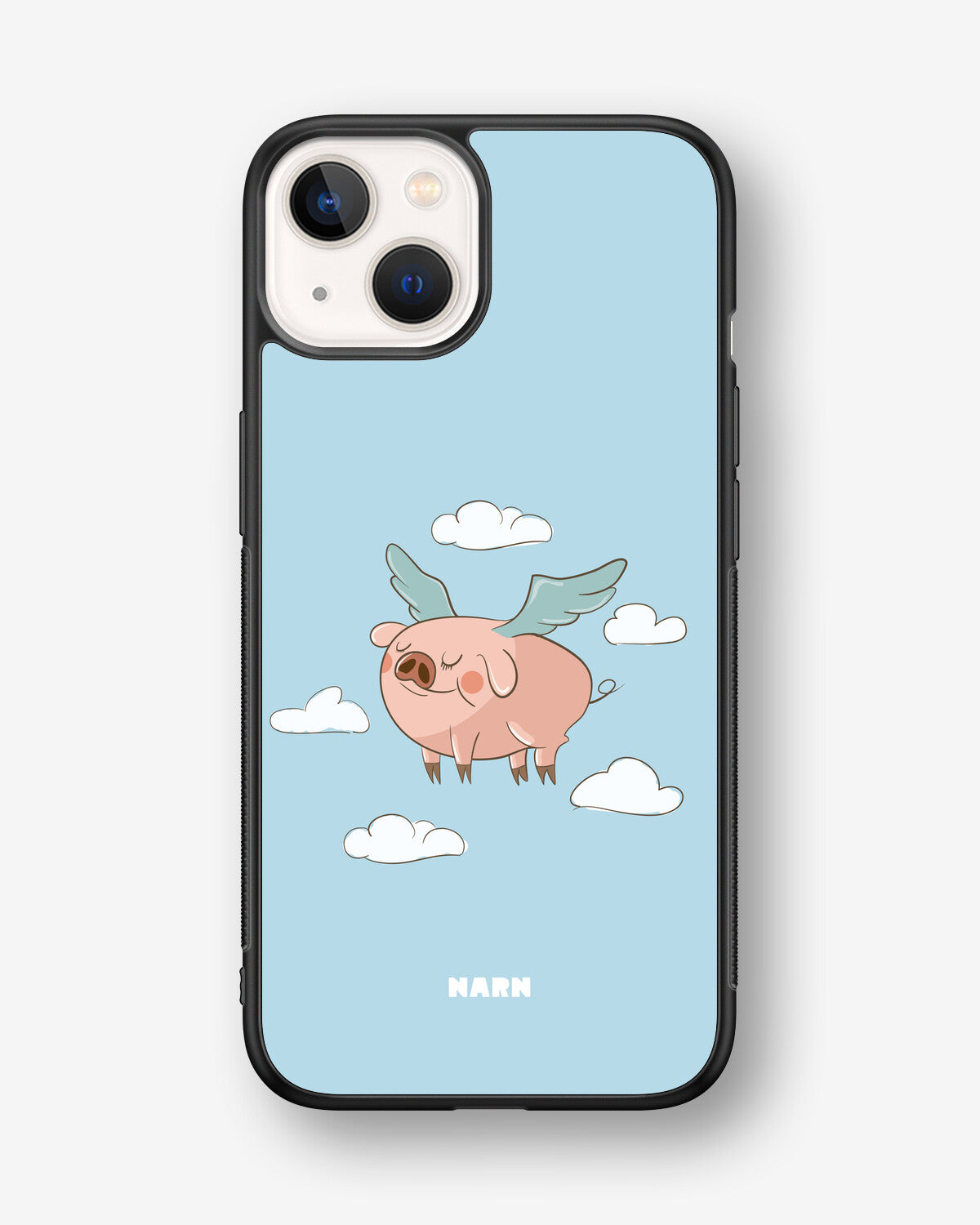 iPhone 13 Mini Hard Case – Dreamy Pig - View 1