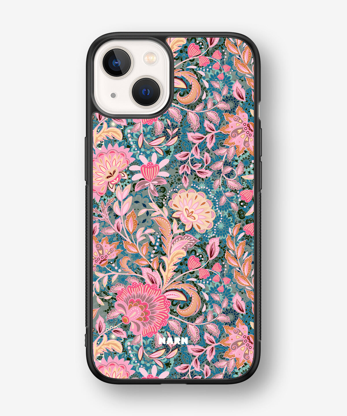 iPhone 13 Mini Hard Case – Fantasy Flowers - View 1