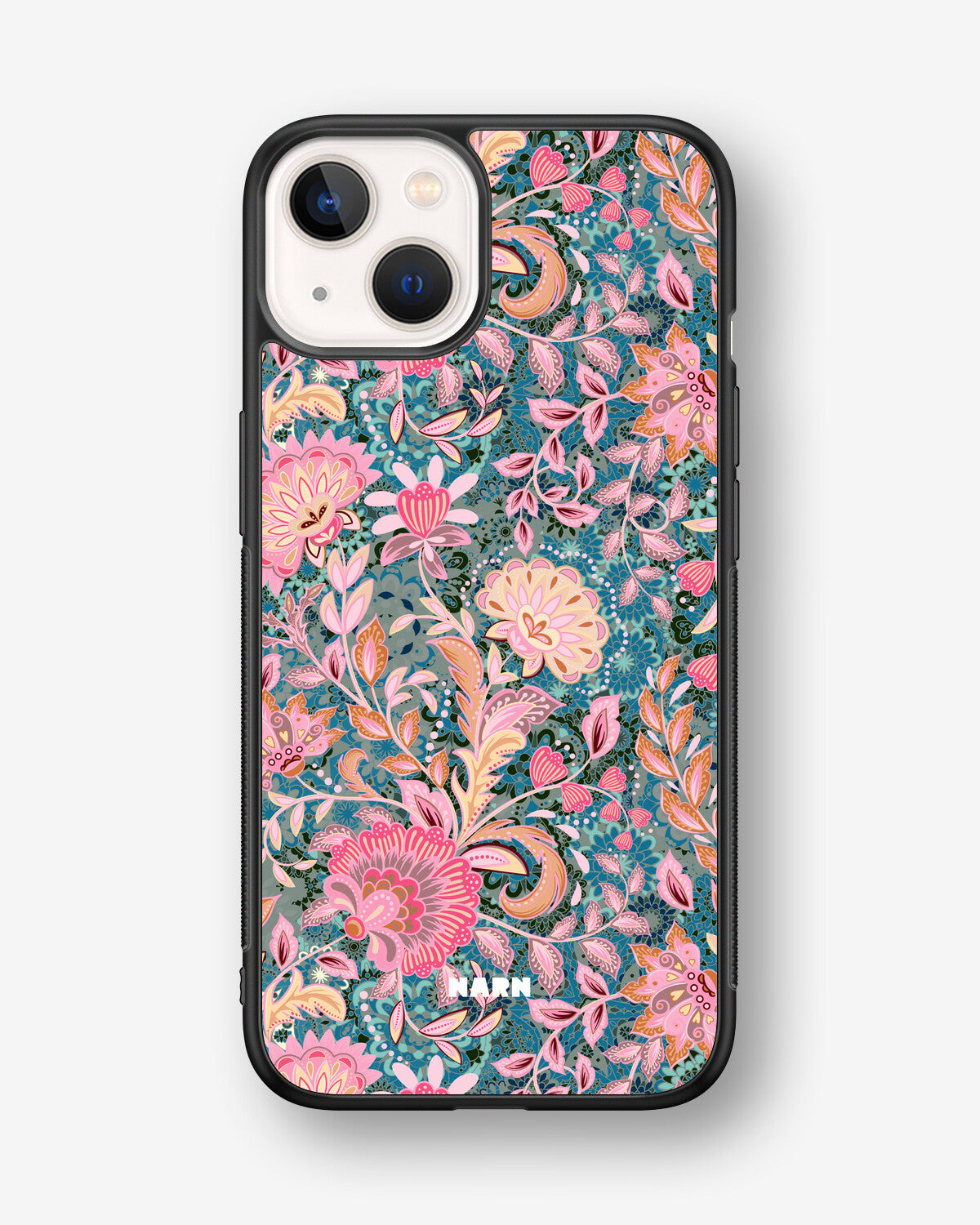 iPhone 13 Mini Hard Case – Fantasy Flowers - View 1