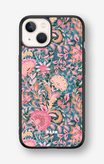 iPhone 13 Mini Hard Case – Fantasy Flowers - View 1