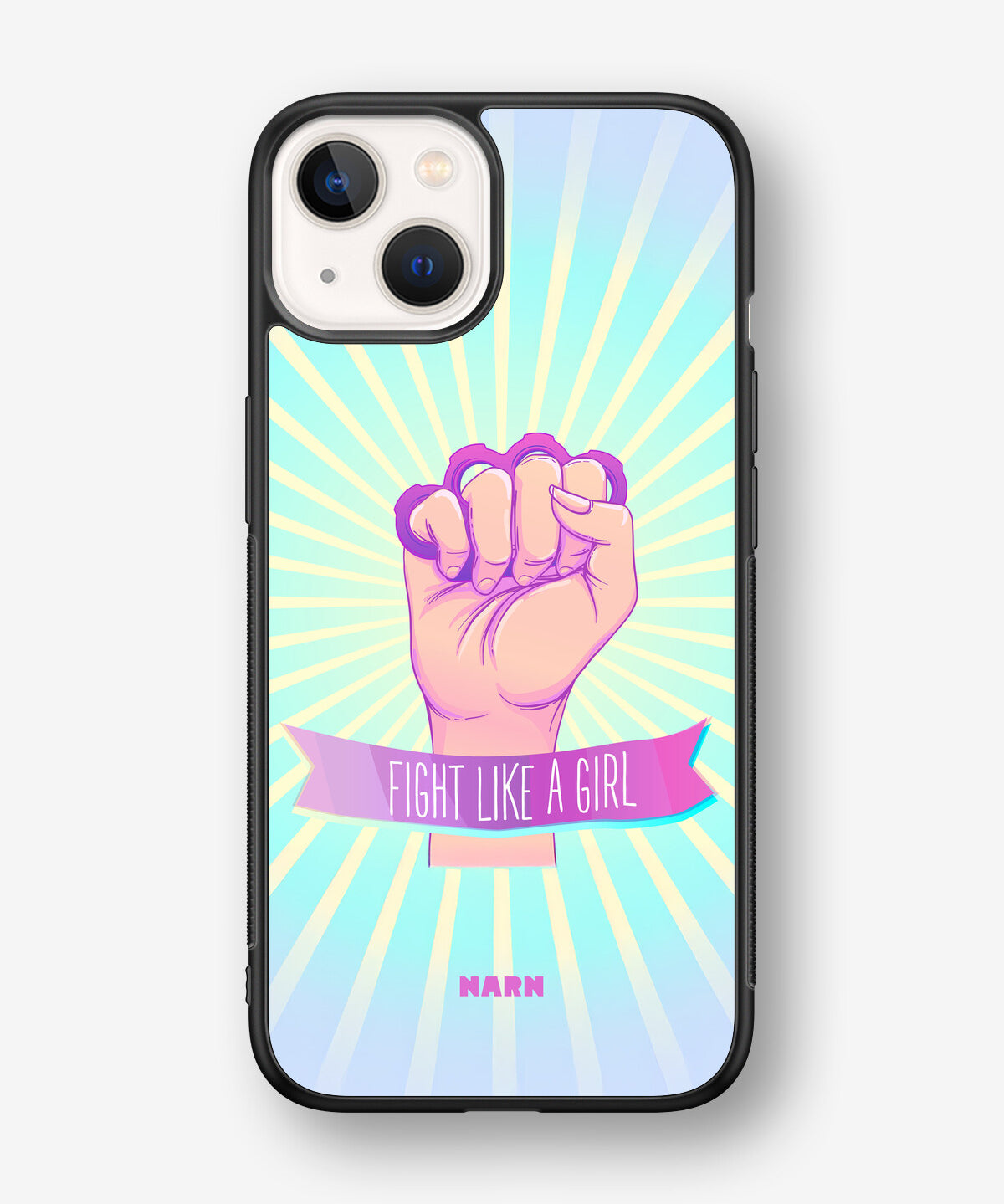 iPhone 13 Mini Hard Case – Fight Like A Girl - View 1
