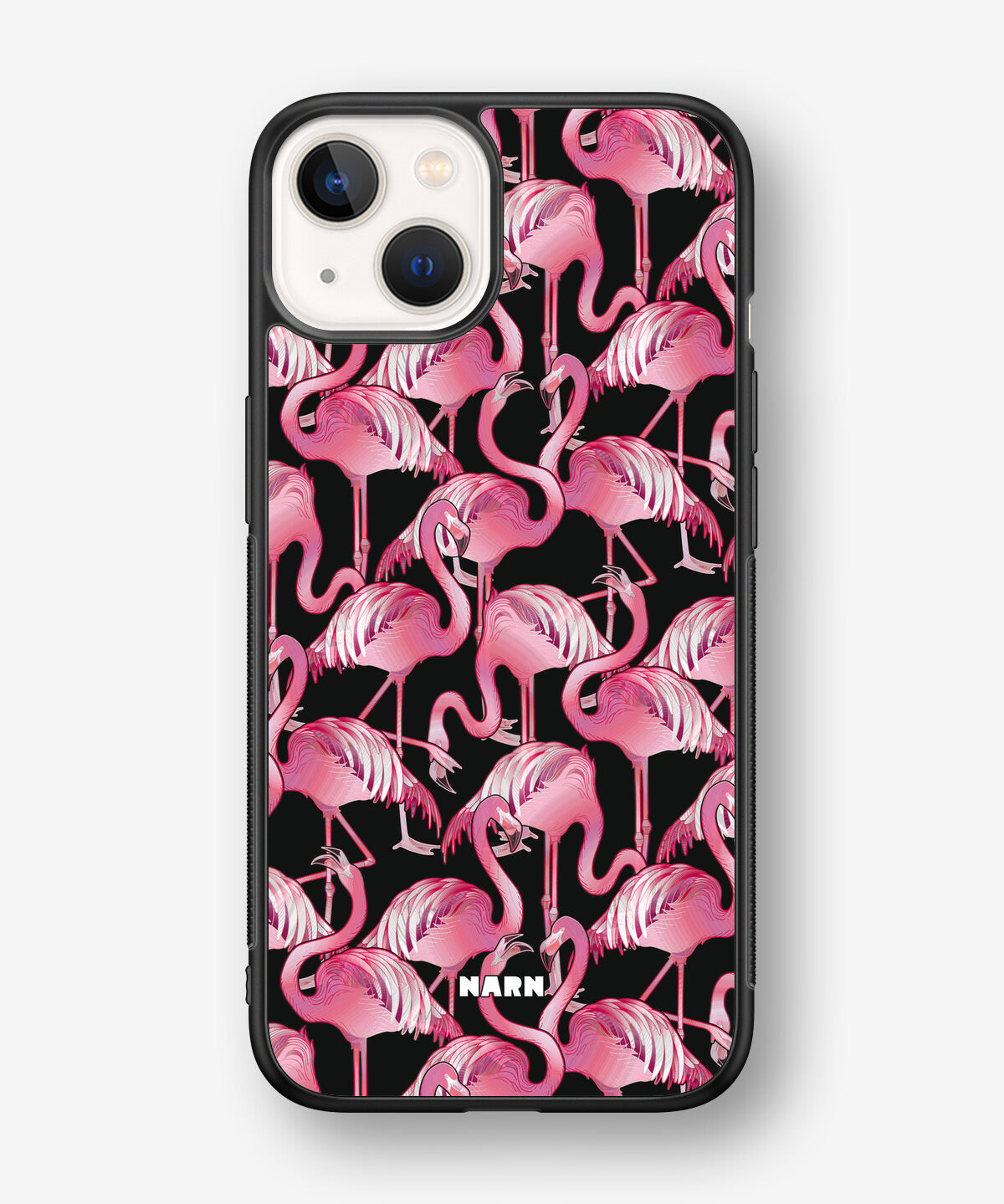 iPhone 13 Mini Hard Case – Flamingos - View 1
