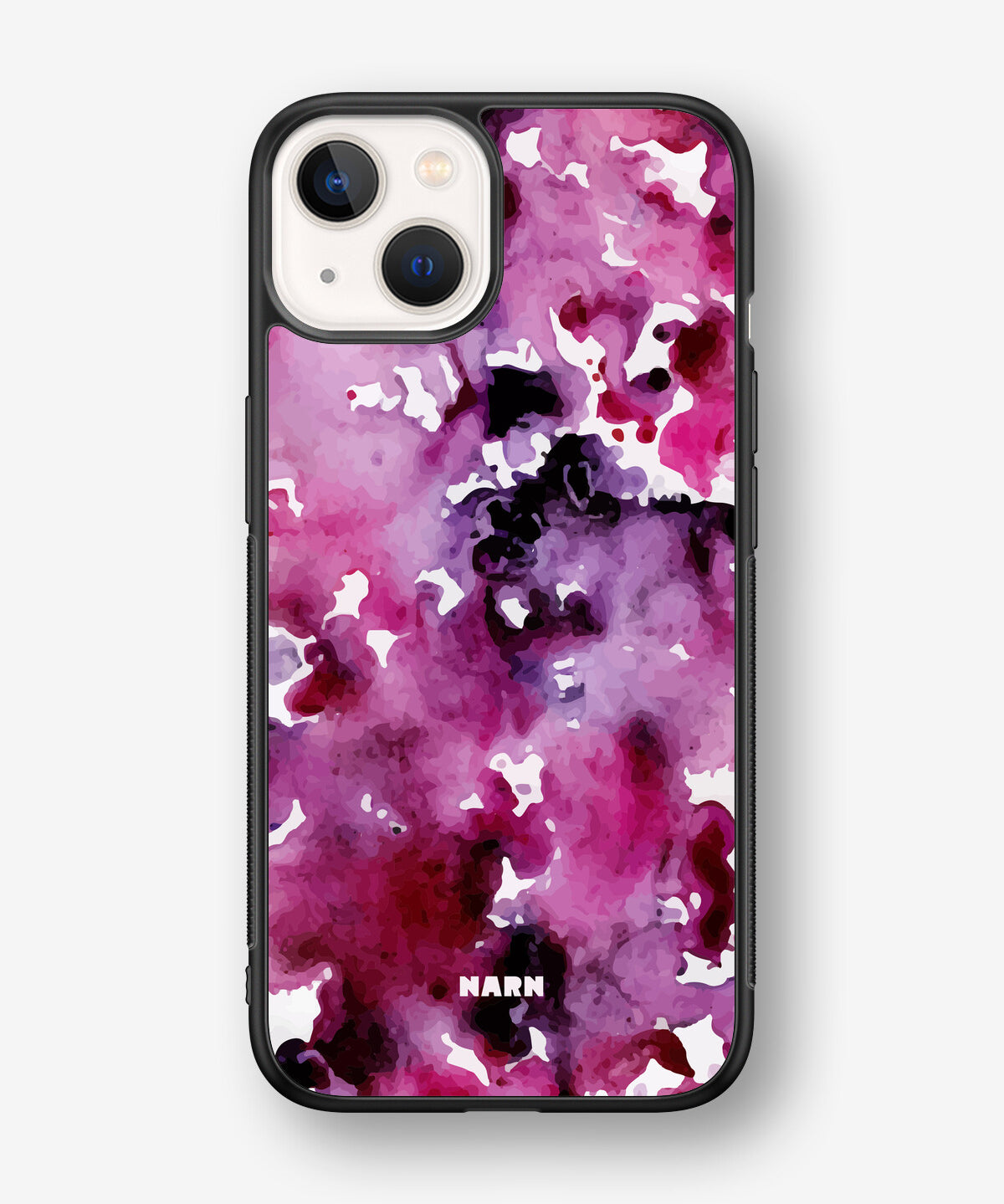 iPhone 13 Mini Hard Case – Floral Splash - View 1