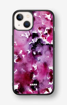 iPhone 13 Mini Hard Case – Floral Splash - View 1