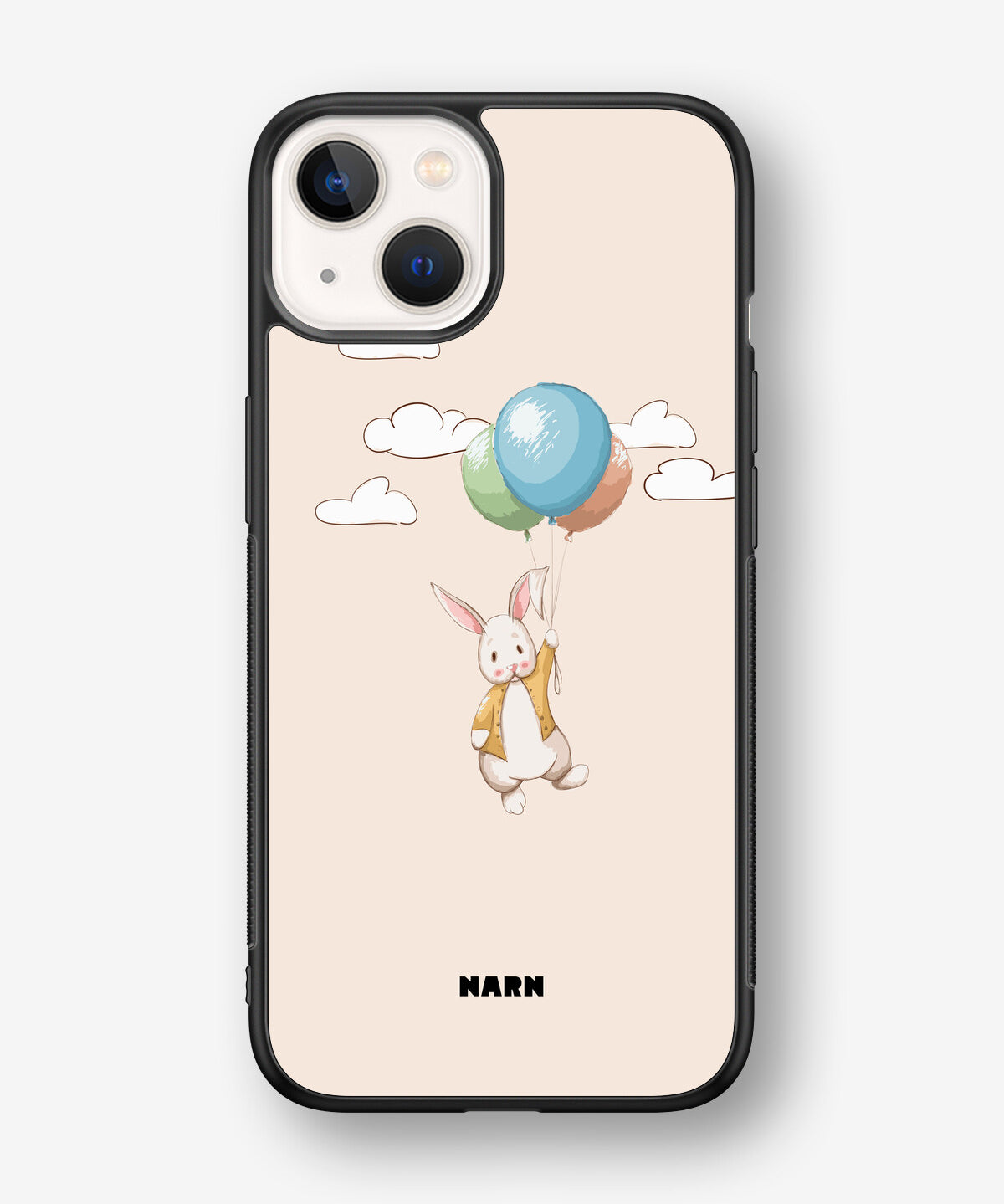 iPhone 13 Mini Hard Case – Flying Rabbit - View 1