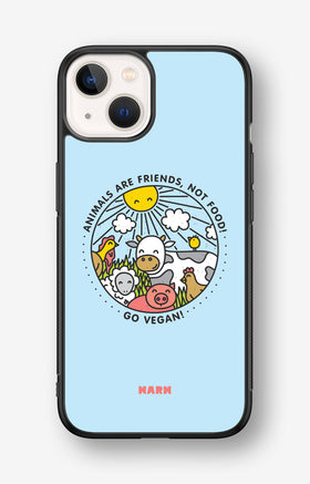 iPhone 13 Mini Hard Case – Friends, Not Food - View 1