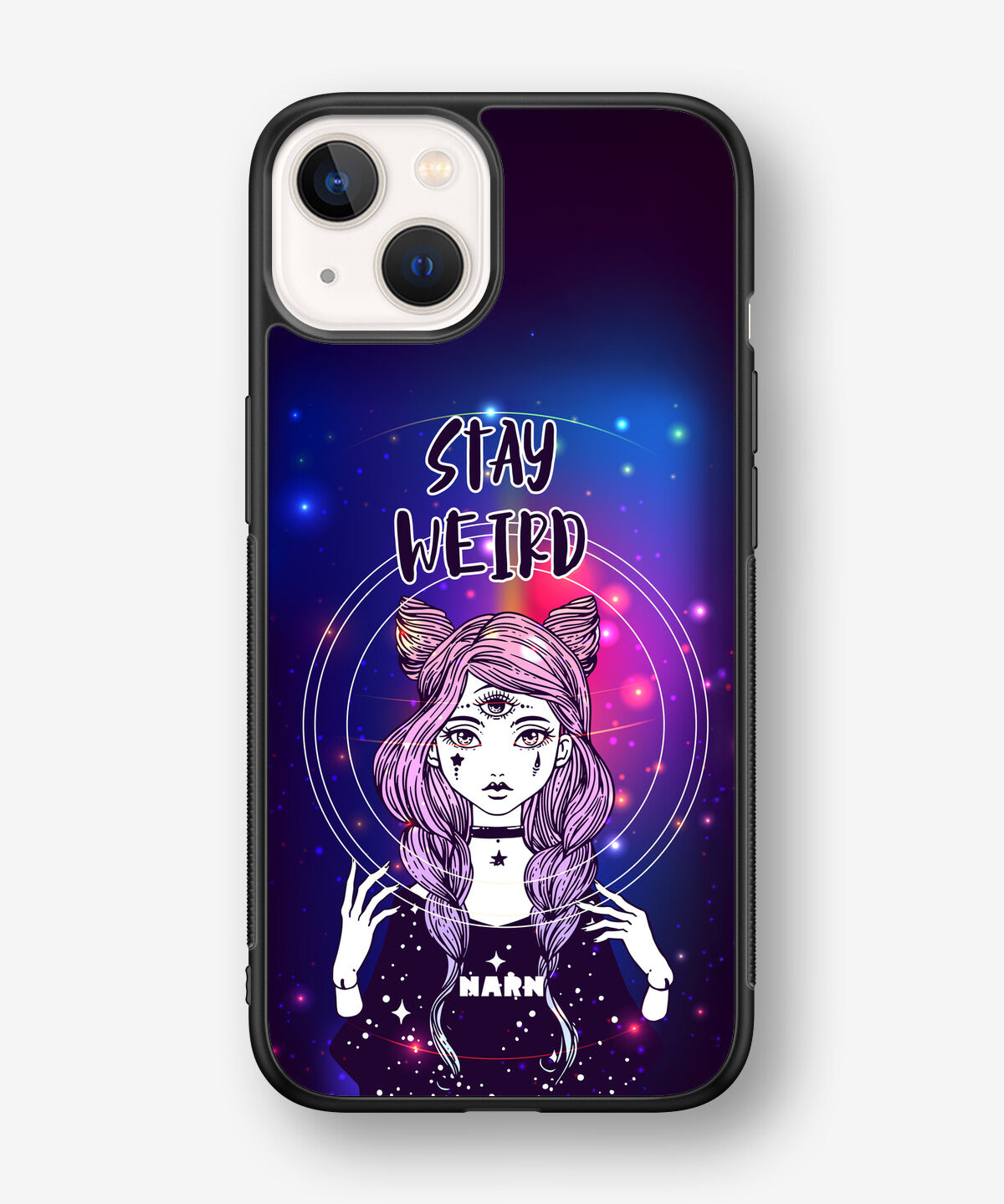 iPhone 13 Mini Hard Case – Galactic Weird - View 1