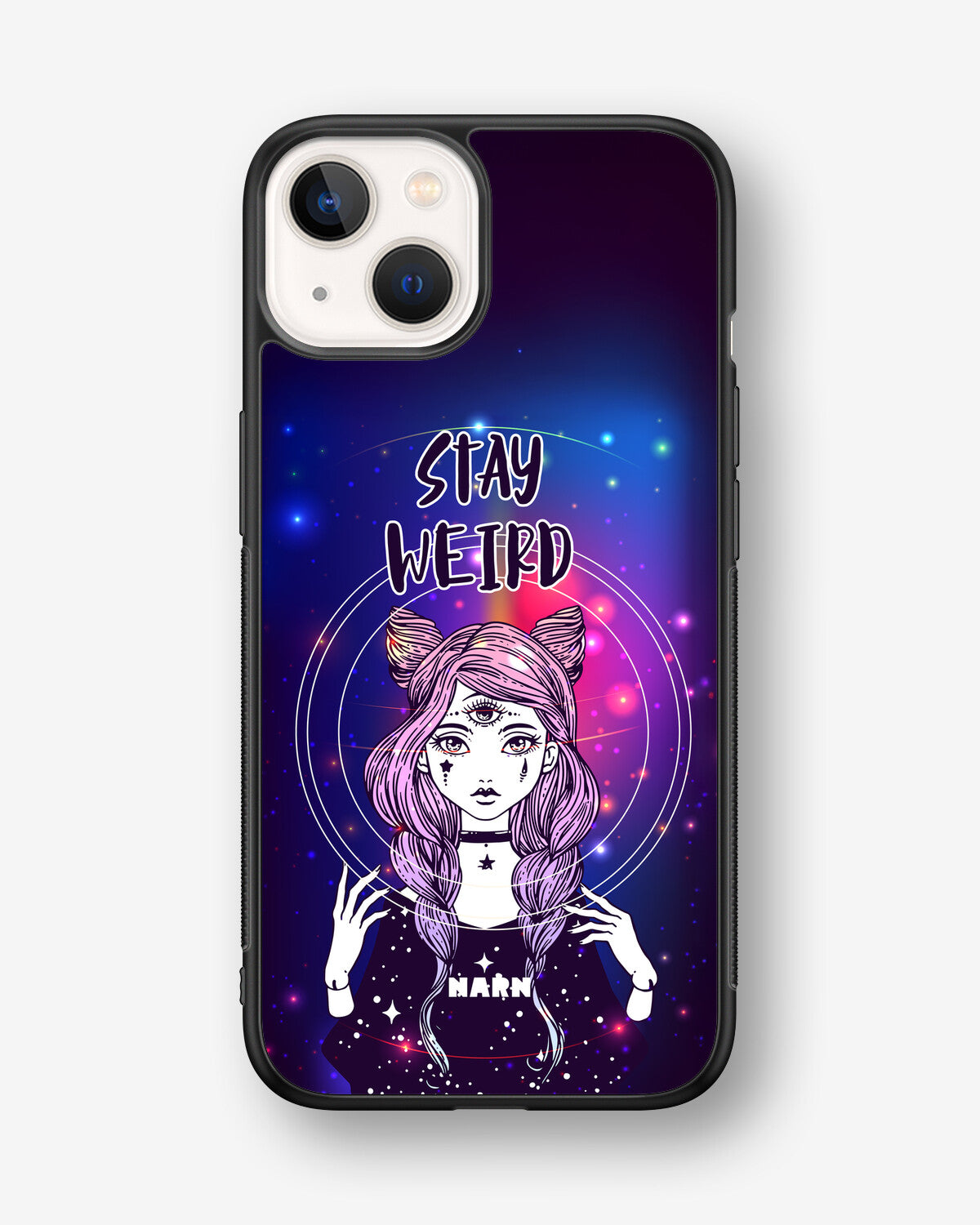 iPhone 13 Mini Hard Case – Galactic Weird - View 1
