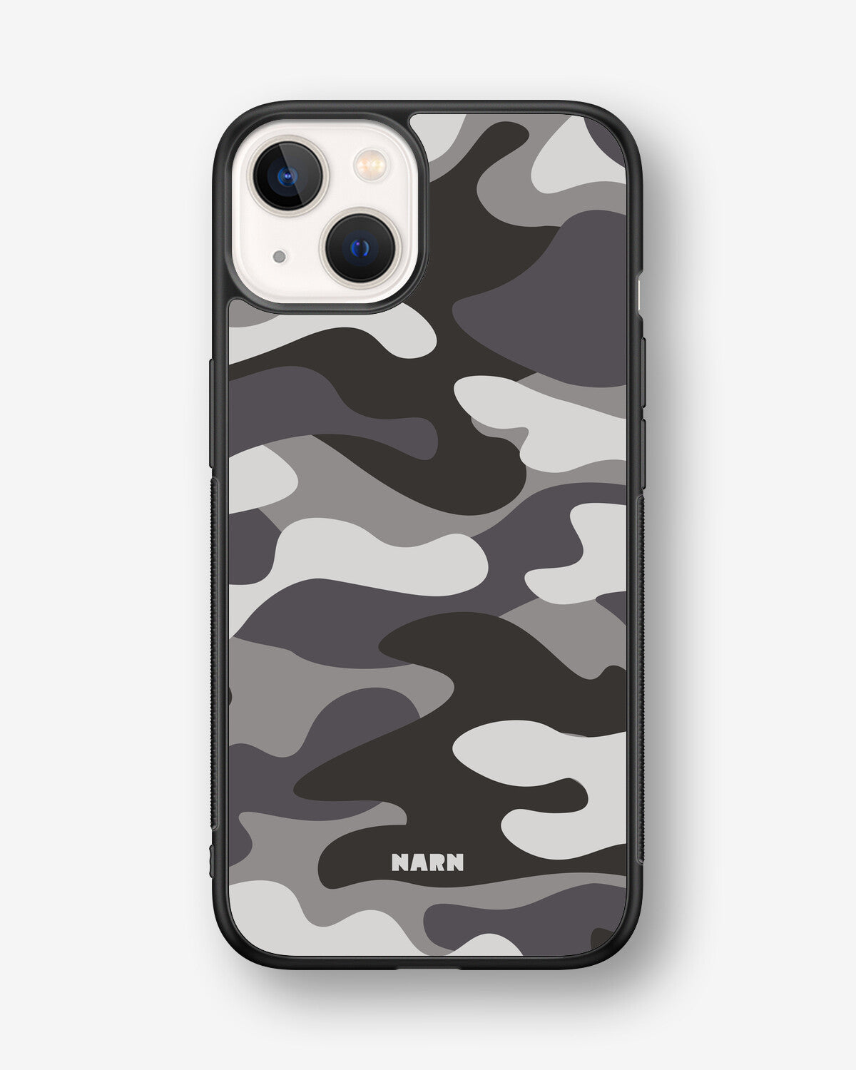iPhone 13 Mini Hard Case – Grey Camo - View 1