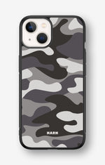 iPhone 13 Mini Hard Case – Grey Camo - View 1