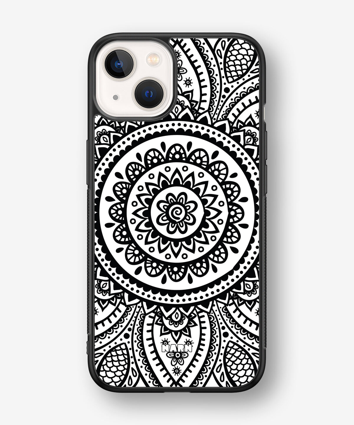 iPhone 13 Mini Hard Case – Henna Mandala - View 1