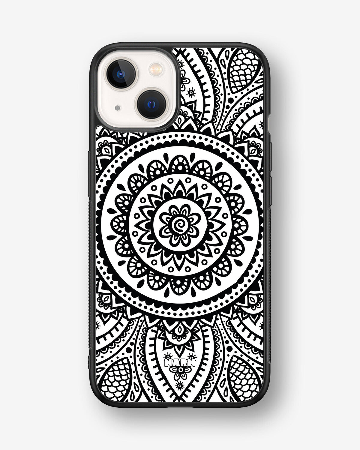 iPhone 13 Mini Hard Case – Henna Mandala - View 1