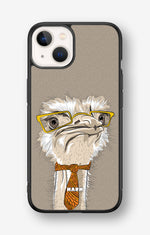 iPhone 13 Mini Hard Case – Hipster Ostrich - View 1
