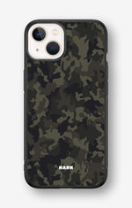 iPhone 13 Mini Hard Case – Jungle Green Camo - View 1