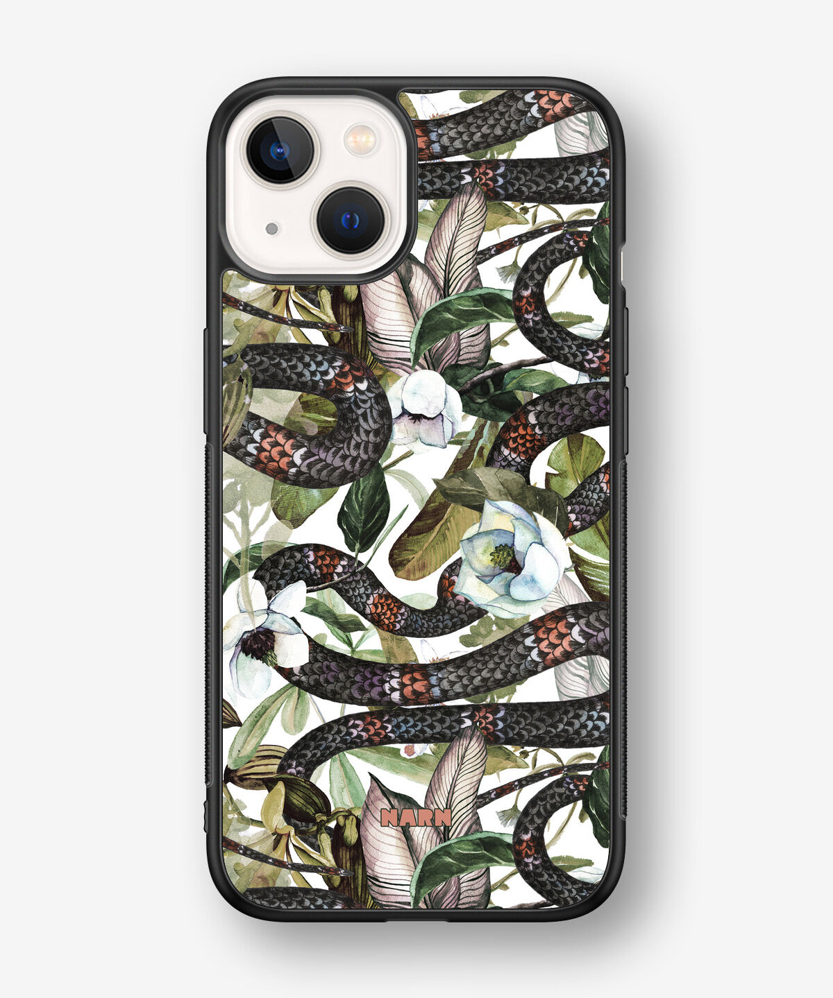 iPhone 13 Mini Hard Case – Jungle Snake - View 1